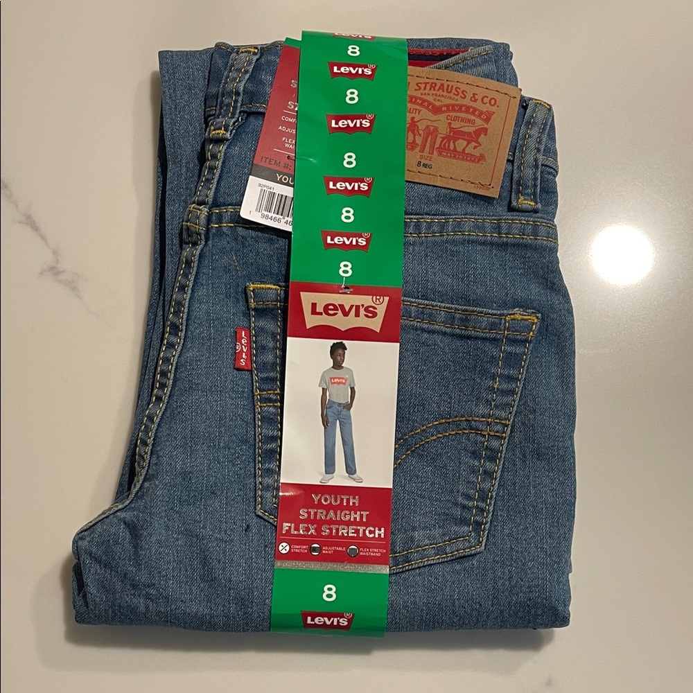 Levi's Light Blue Straight Leg Youth Jeans
